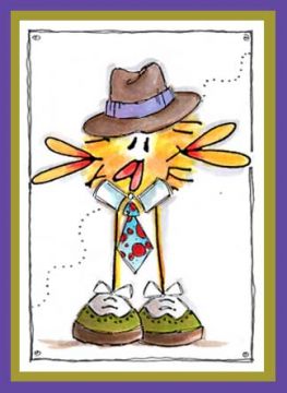 Business Dorky Bird Card